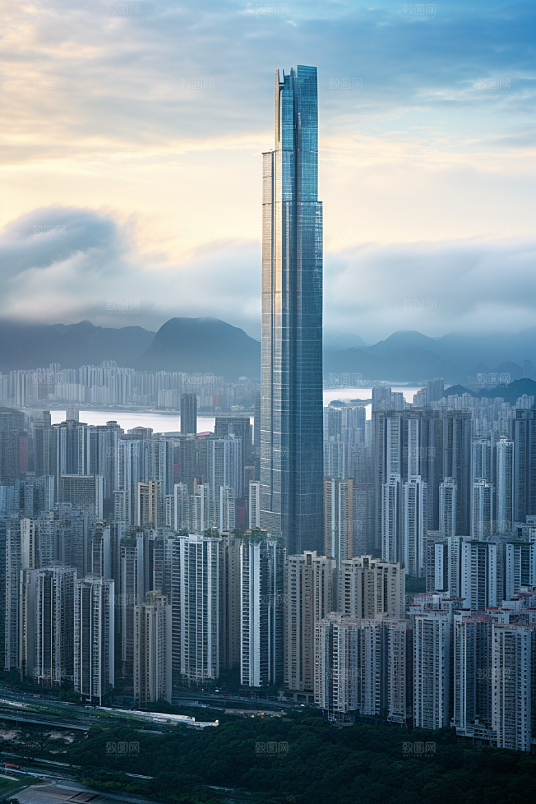 深圳城市风光旅行高清摄影图