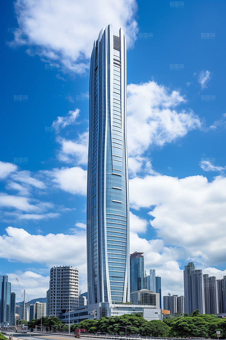 深圳城市风光风景新城摄影图