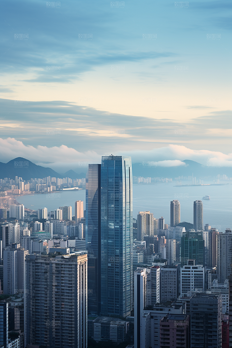 深圳城市风光高清新城摄影图
