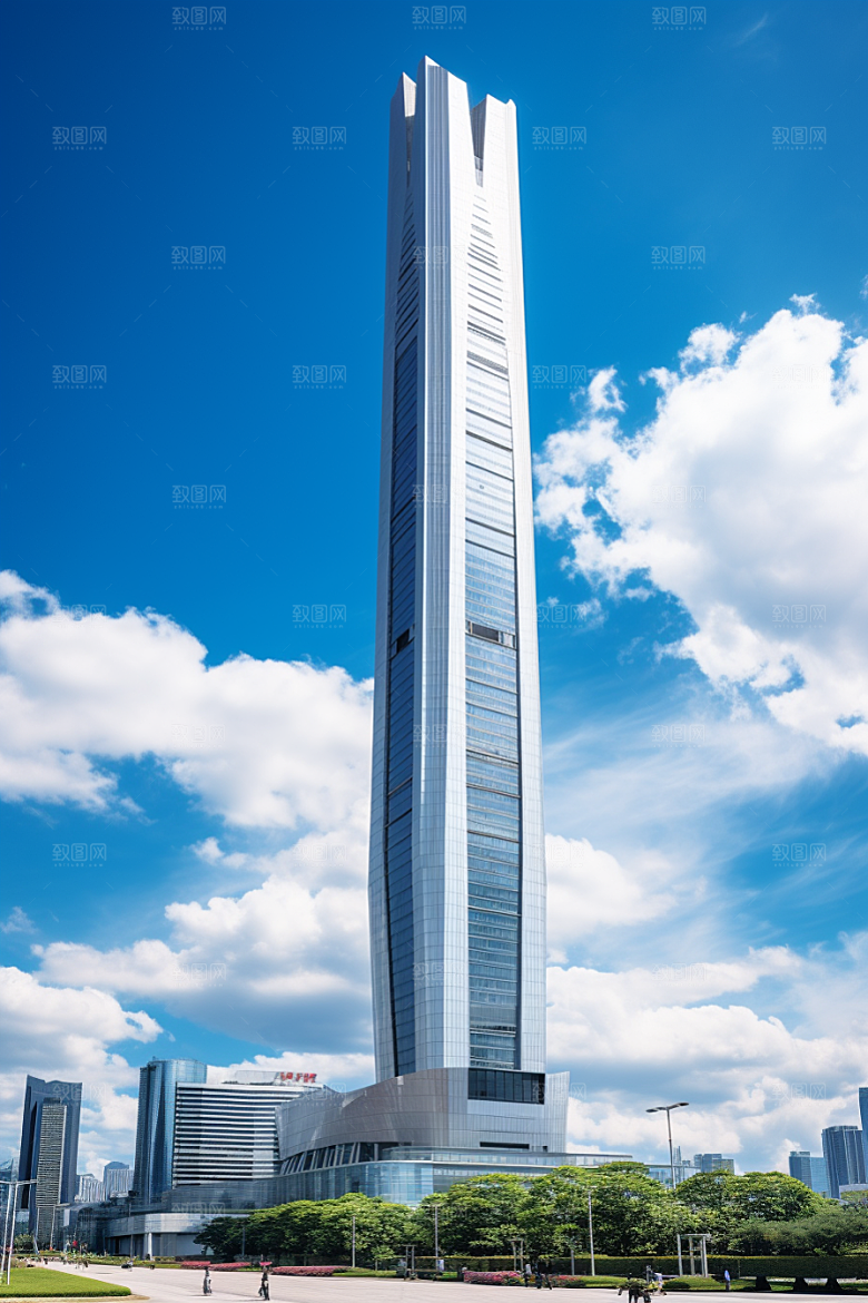 深圳城市风光新城现代化摄影图