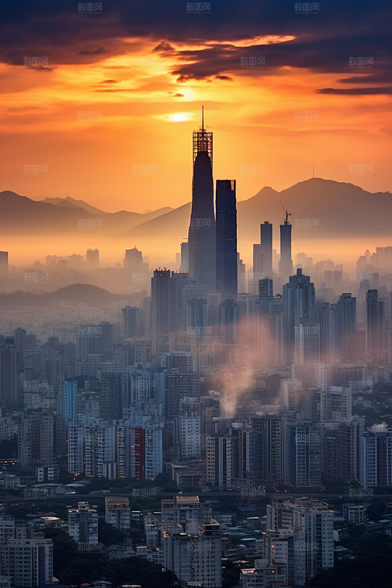 深圳城市风光旅游高清摄影图