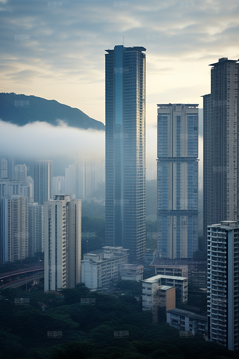 深圳城市风光旅游都市摄影图