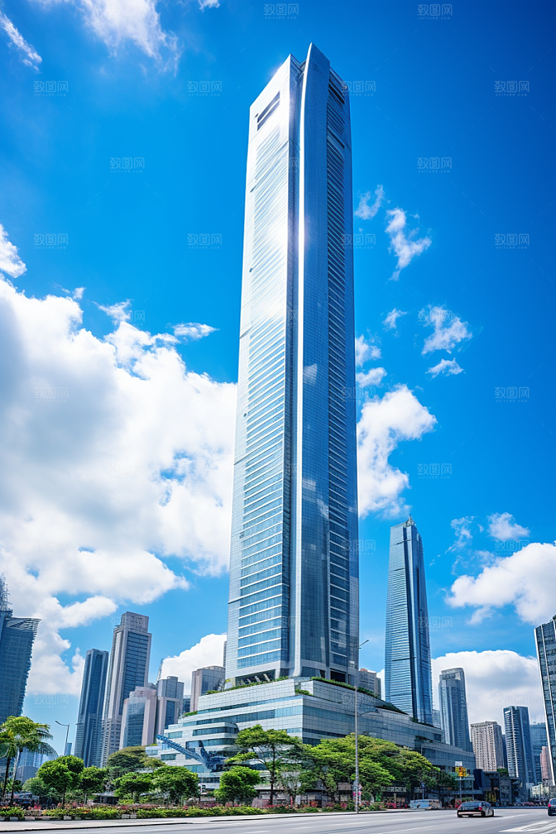 深圳城市风光国内游现代化摄影图