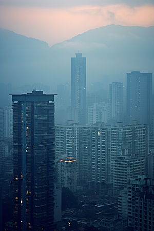 深圳城市风光现代化旅游摄影图