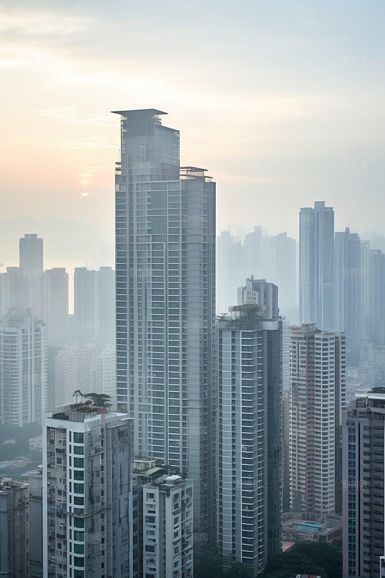 深圳城市风光高清现代化摄影图