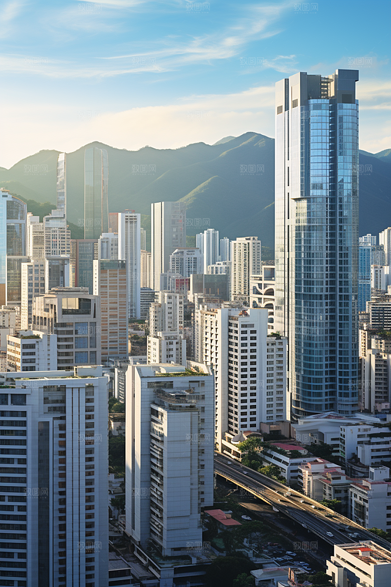 深圳城市风光现代化旅行摄影图