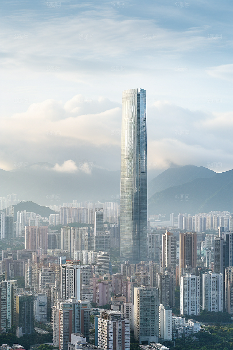深圳城市风光国内游经济特区摄影图