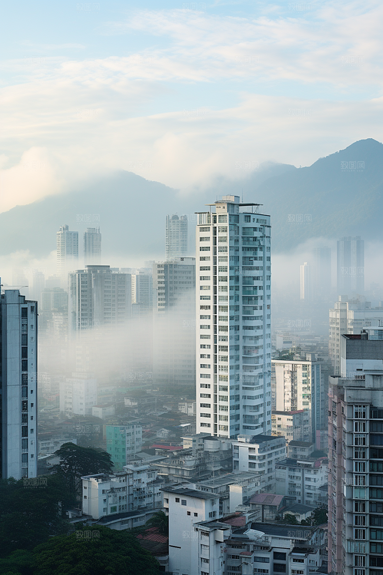 深圳城市风光高清现代化摄影图