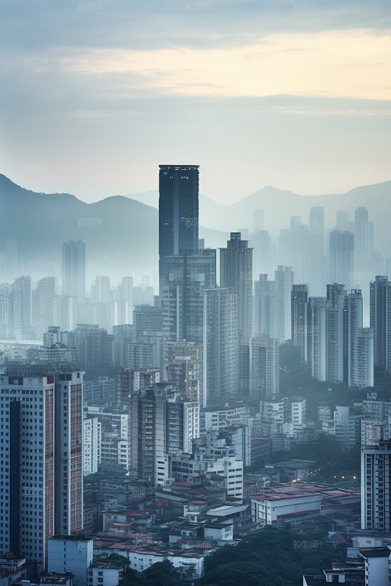 深圳城市风光地标旅行摄影图