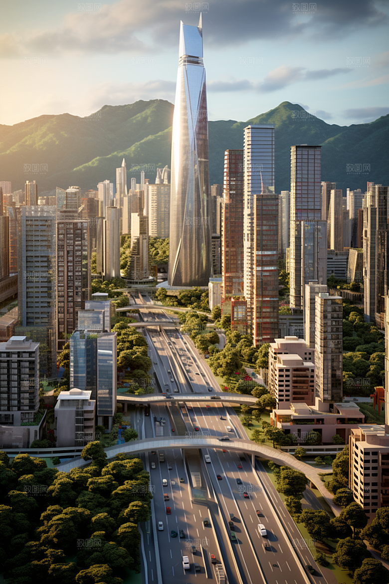 深圳城市风光高清旅游摄影图