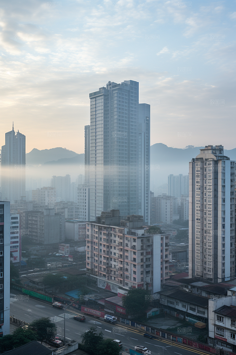 深圳城市风光旅游都市摄影图