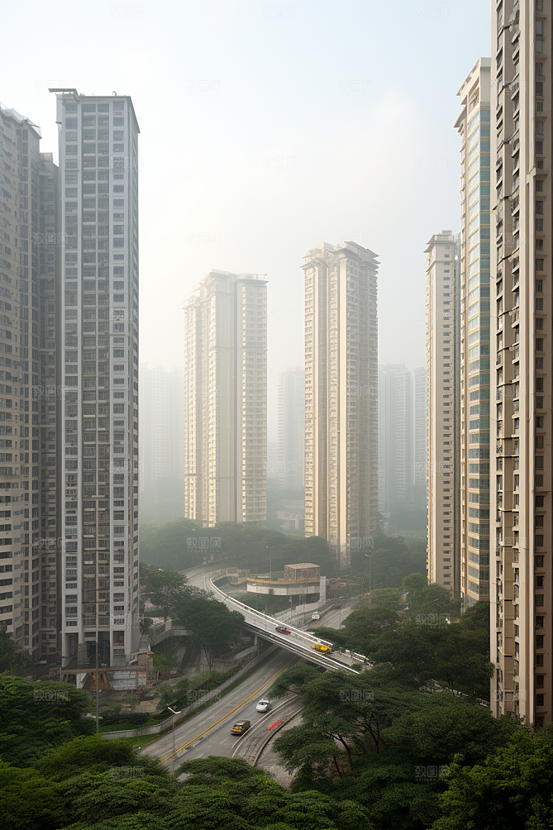 深圳城市风光国内游地标摄影图