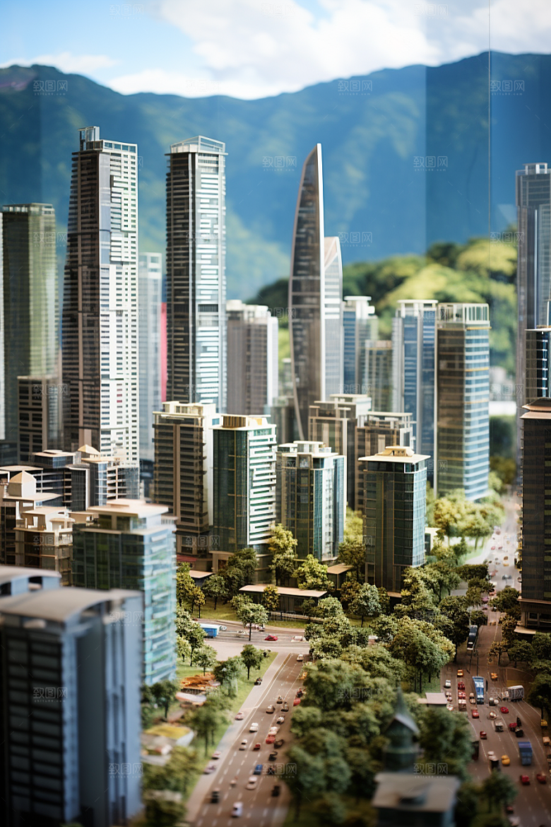 深圳城市风光经济特区景色摄影图
