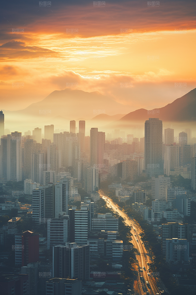 深圳城市风光旅游都市摄影图