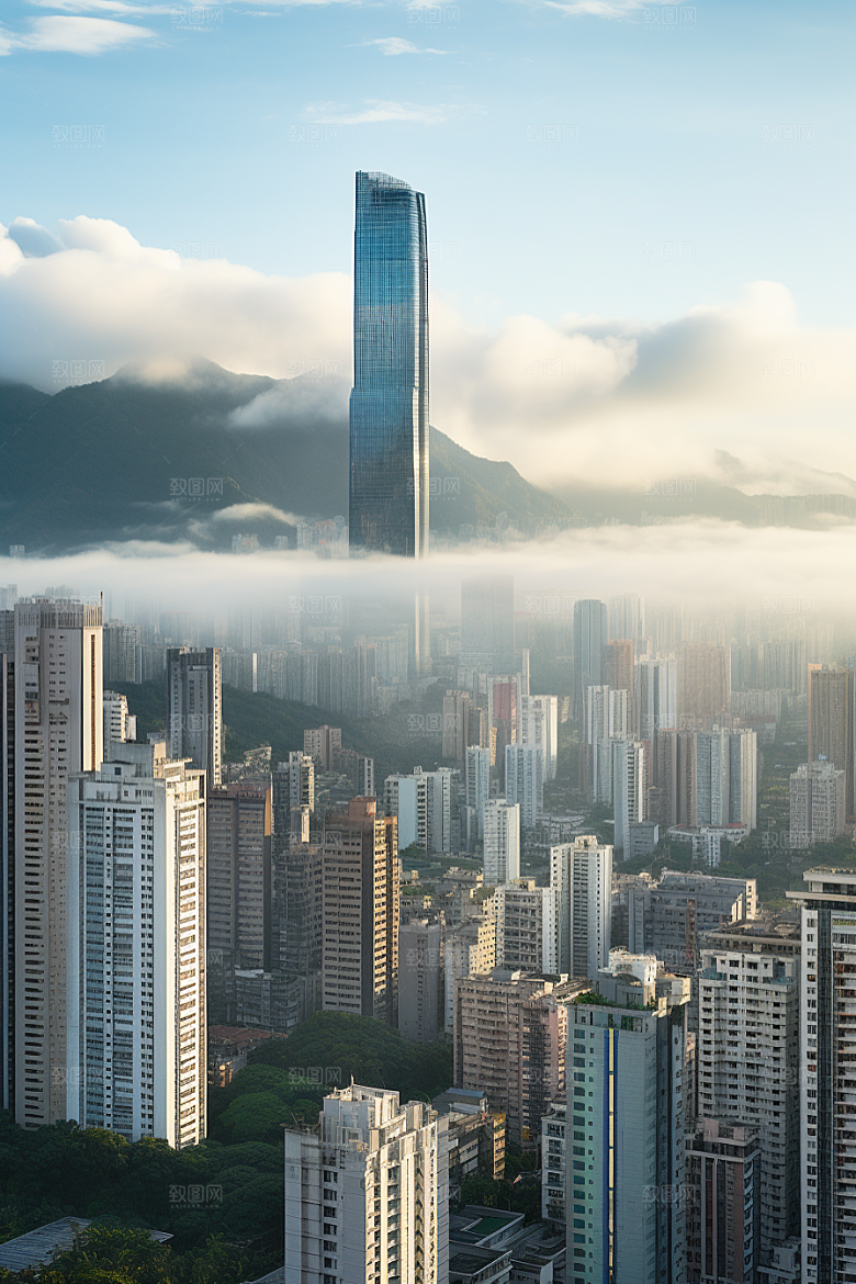 深圳城市风光旅游高清摄影图