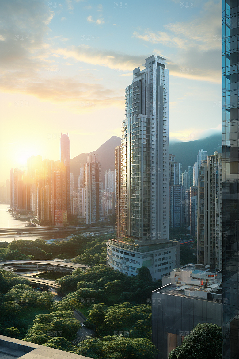 深圳城市风光都市经济特区摄影图