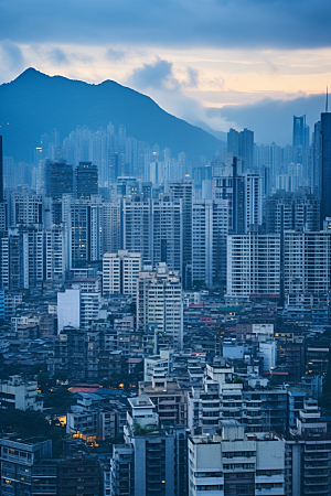 深圳城市风光风景旅行摄影图