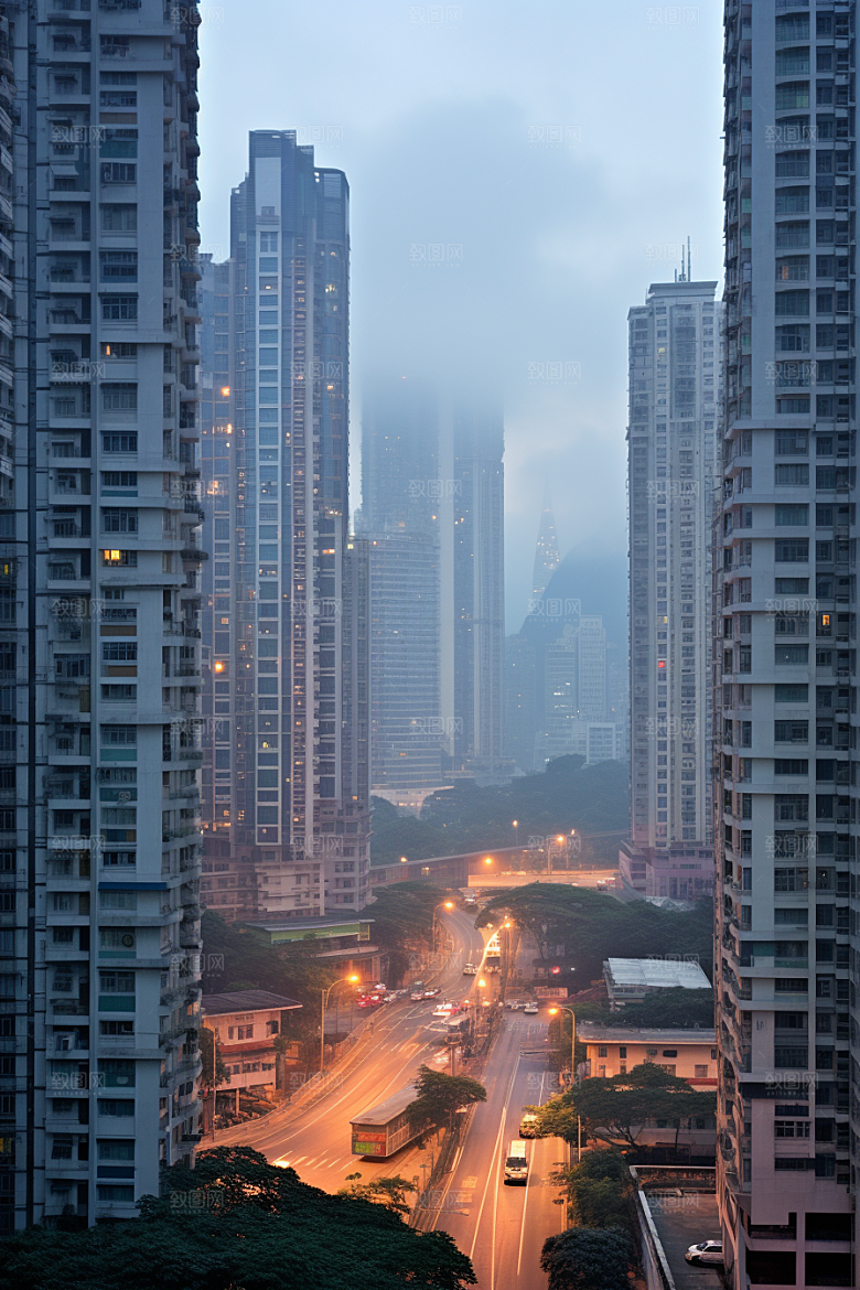 深圳城市风光国内游高清摄影图