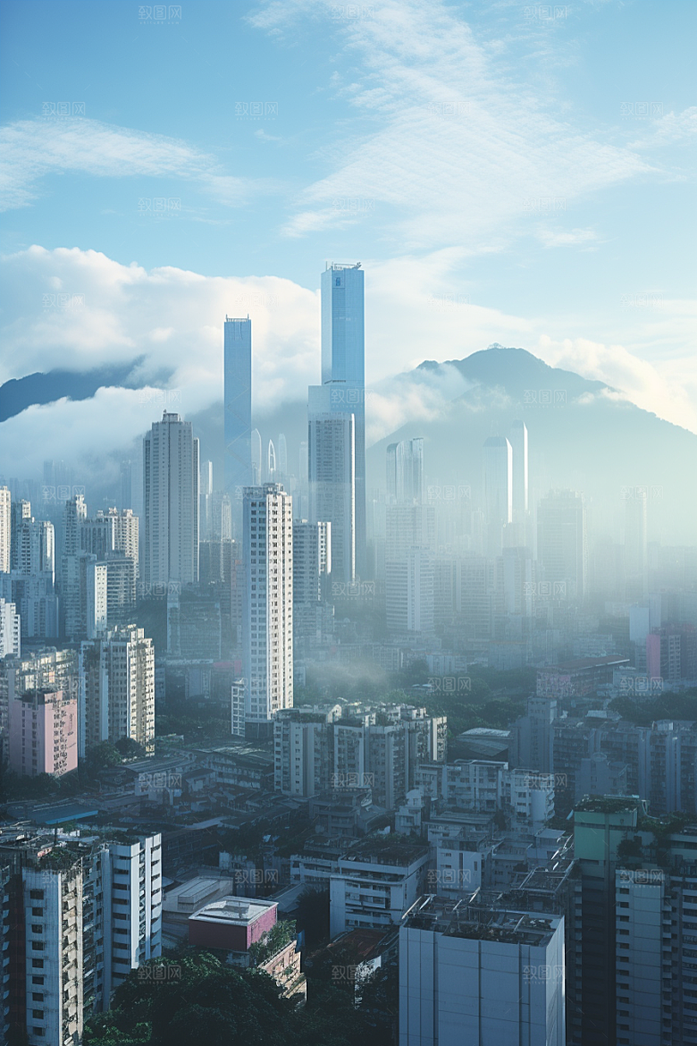 深圳城市风光都市地标摄影图