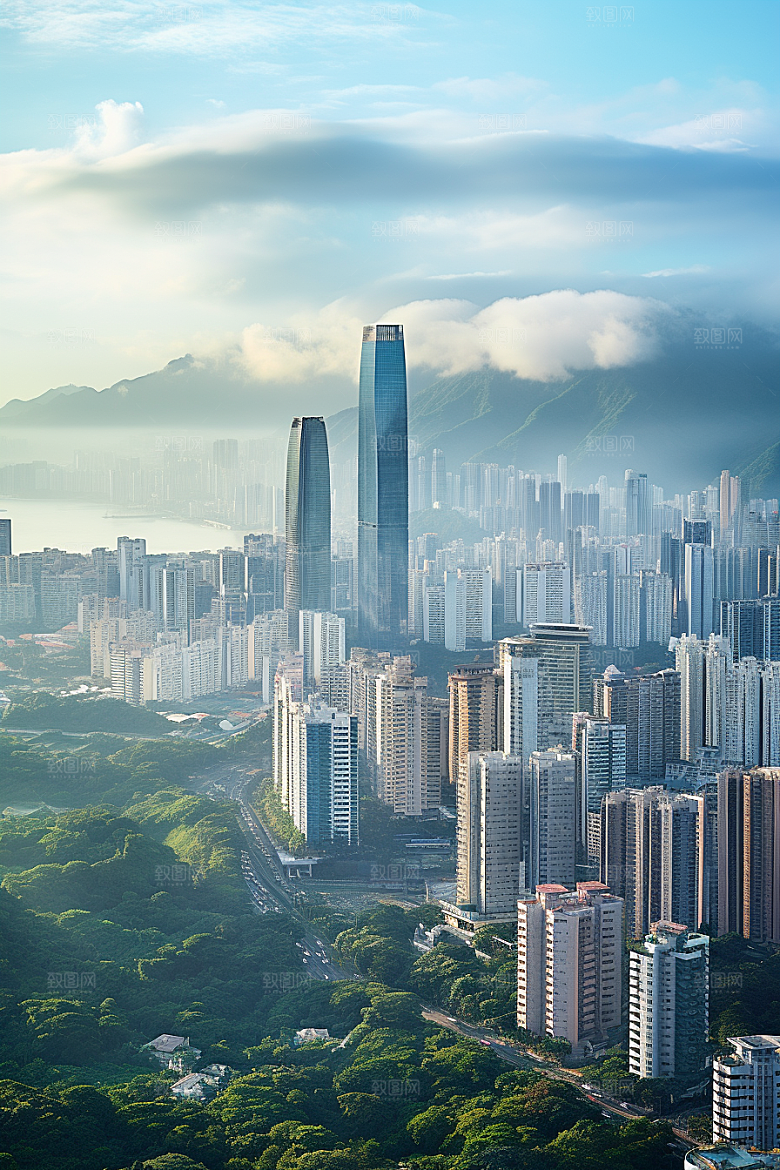 深圳城市风光地标高清摄影图