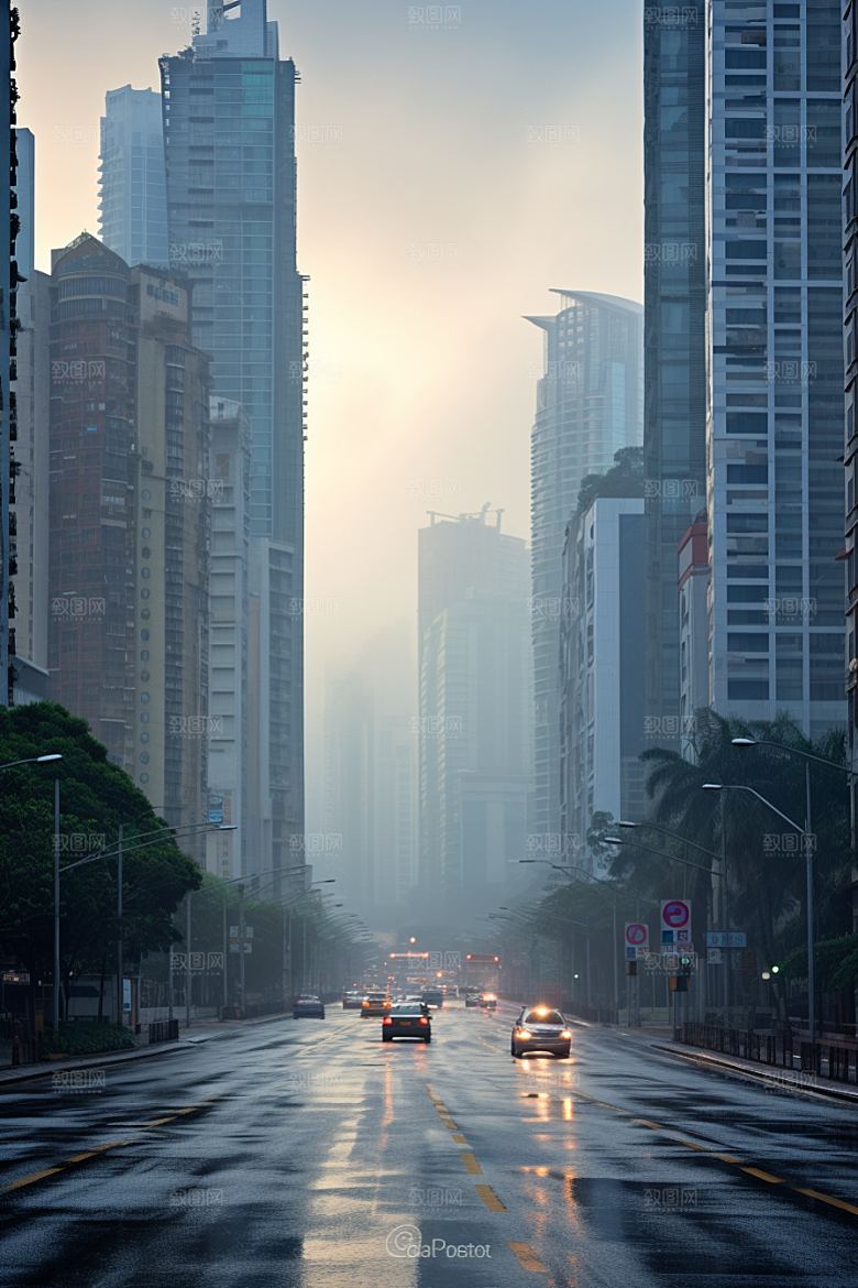 深圳城市风光经济特区景色摄影图