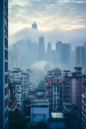 深圳城市风光现代化旅行摄影图