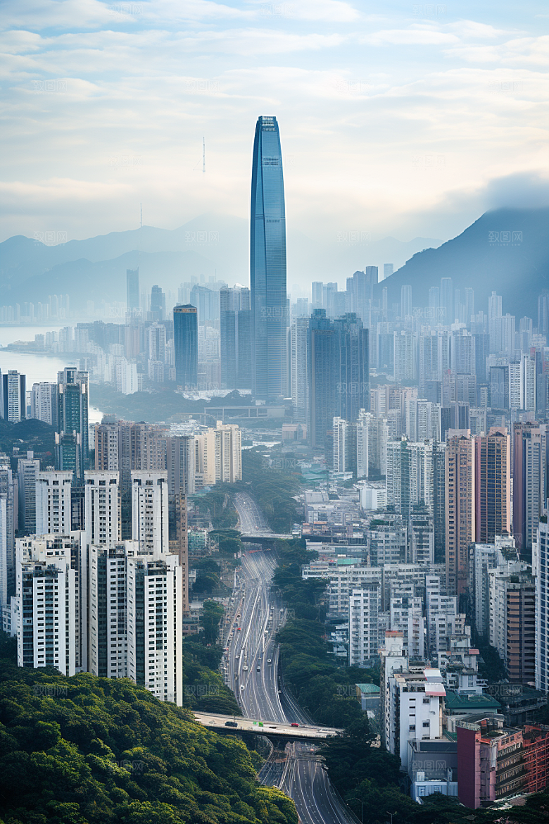 深圳城市风光旅行旅游摄影图