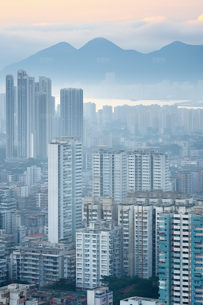 深圳城市风光旅行都市摄影图