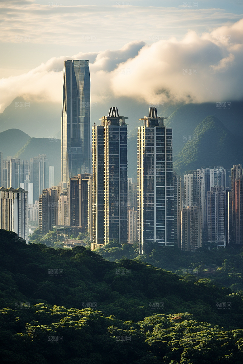 深圳城市风光旅游旅行摄影图