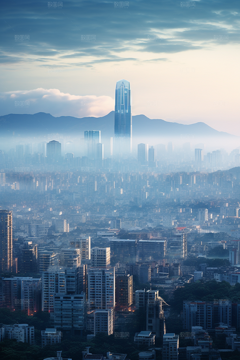 深圳城市风光旅行都市摄影图