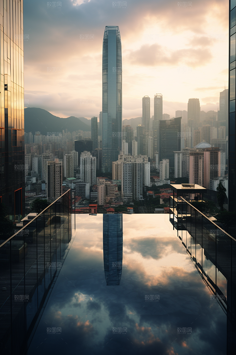 深圳城市风光地标国内游摄影图