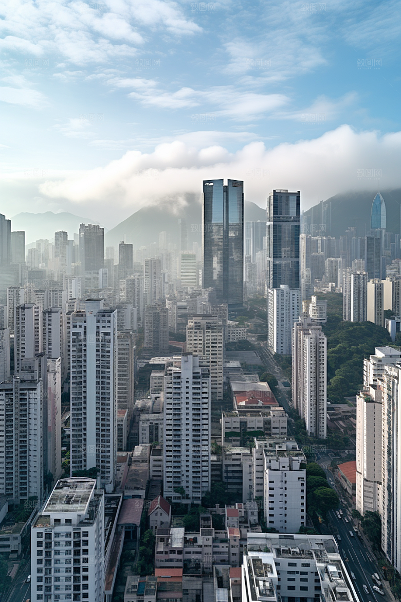 深圳城市风光地标都市摄影图