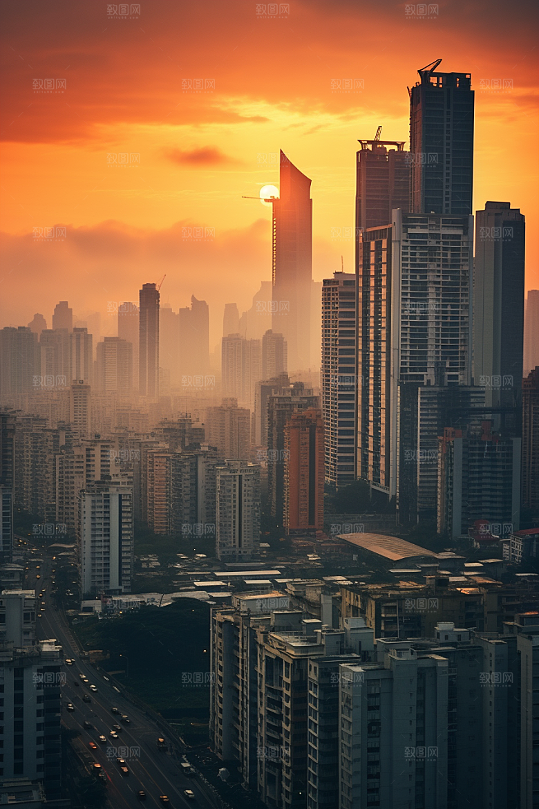 深圳城市风光地标高清摄影图