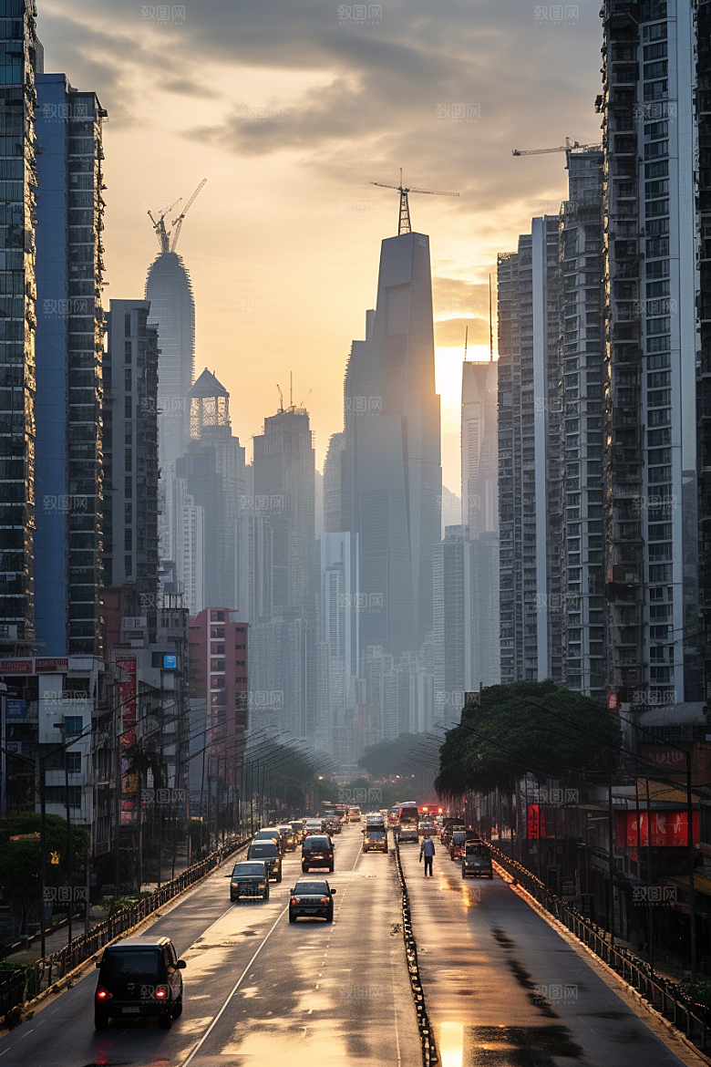 深圳城市风光旅行景色摄影图