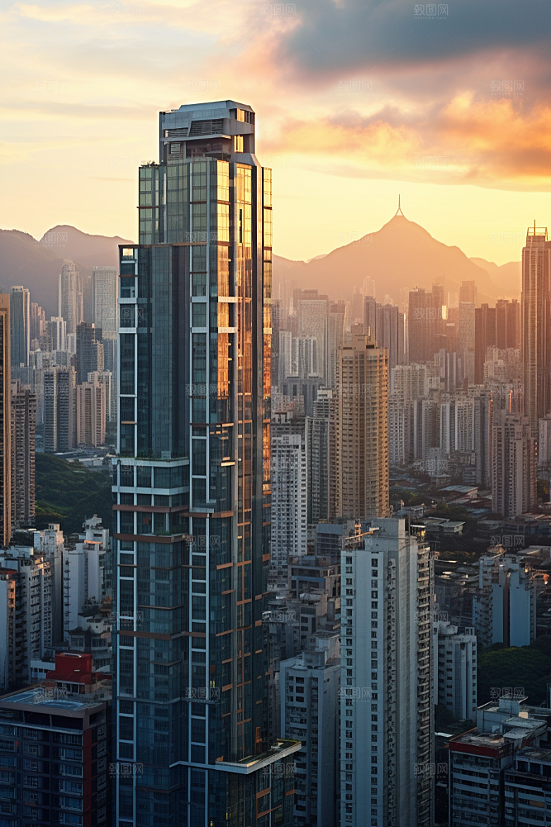 深圳城市风光风景都市摄影图