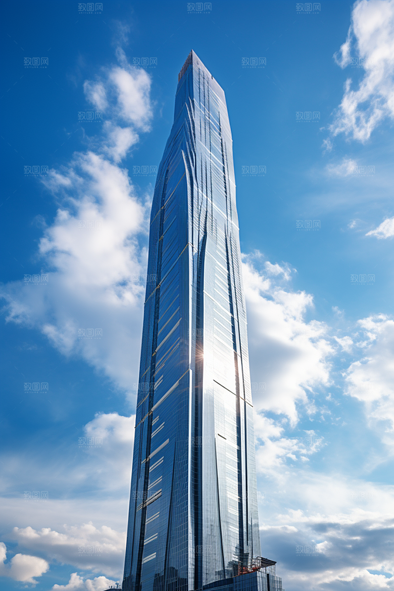 深圳城市风光地标现代化摄影图