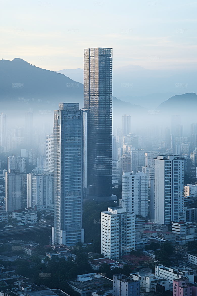 深圳城市风光旅游都市摄影图