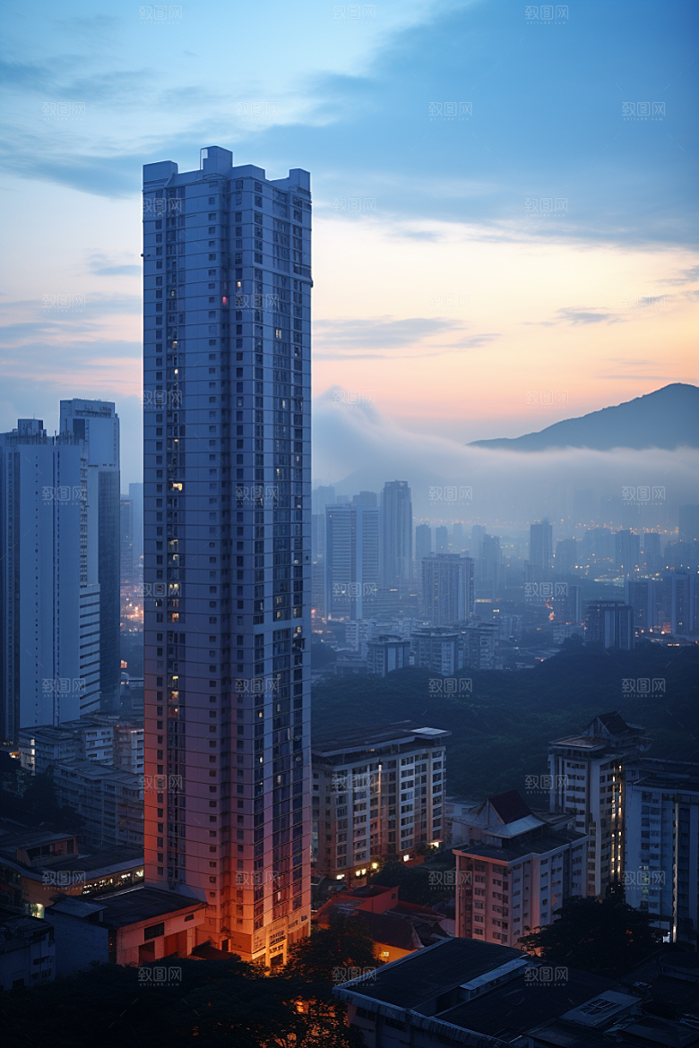 深圳城市风光旅行景色摄影图