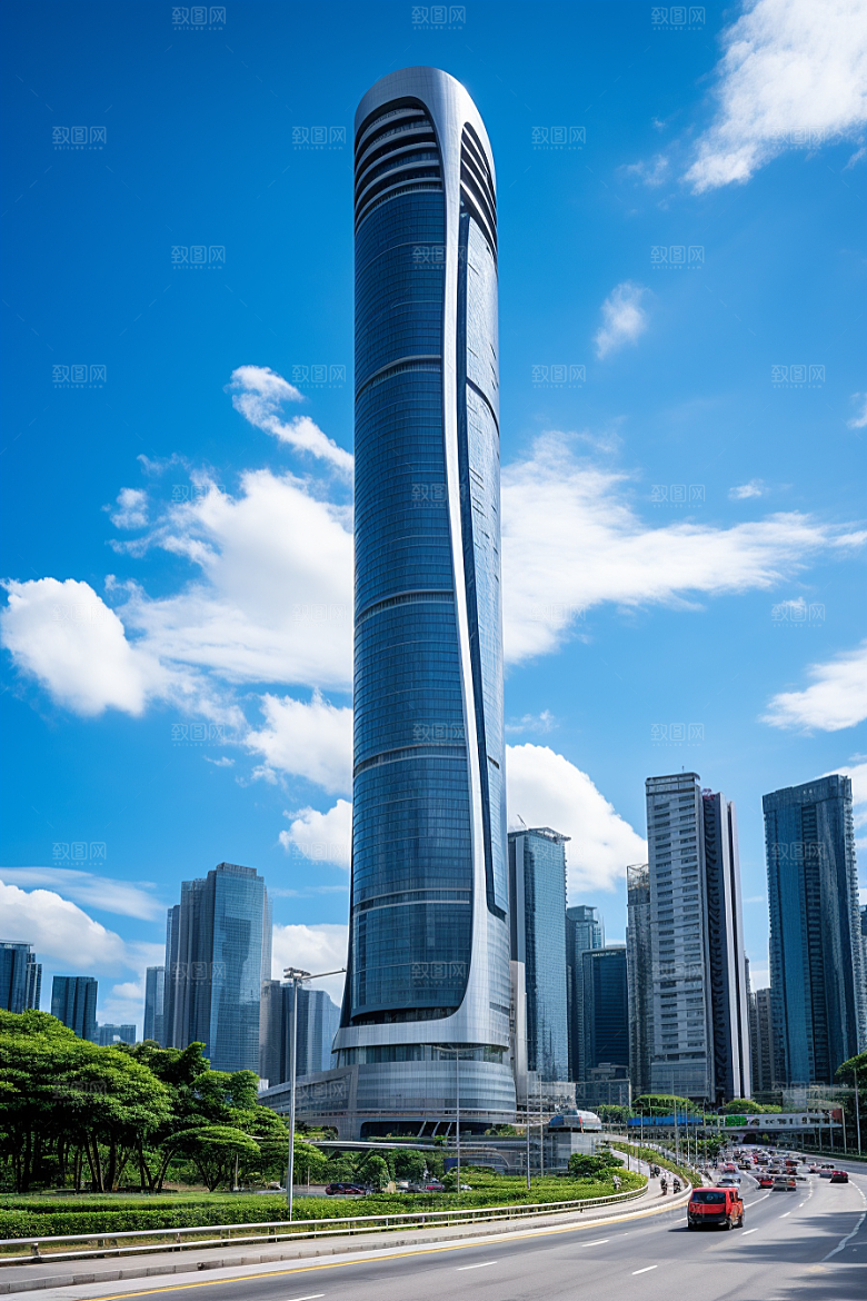 深圳城市风光现代化旅行摄影图