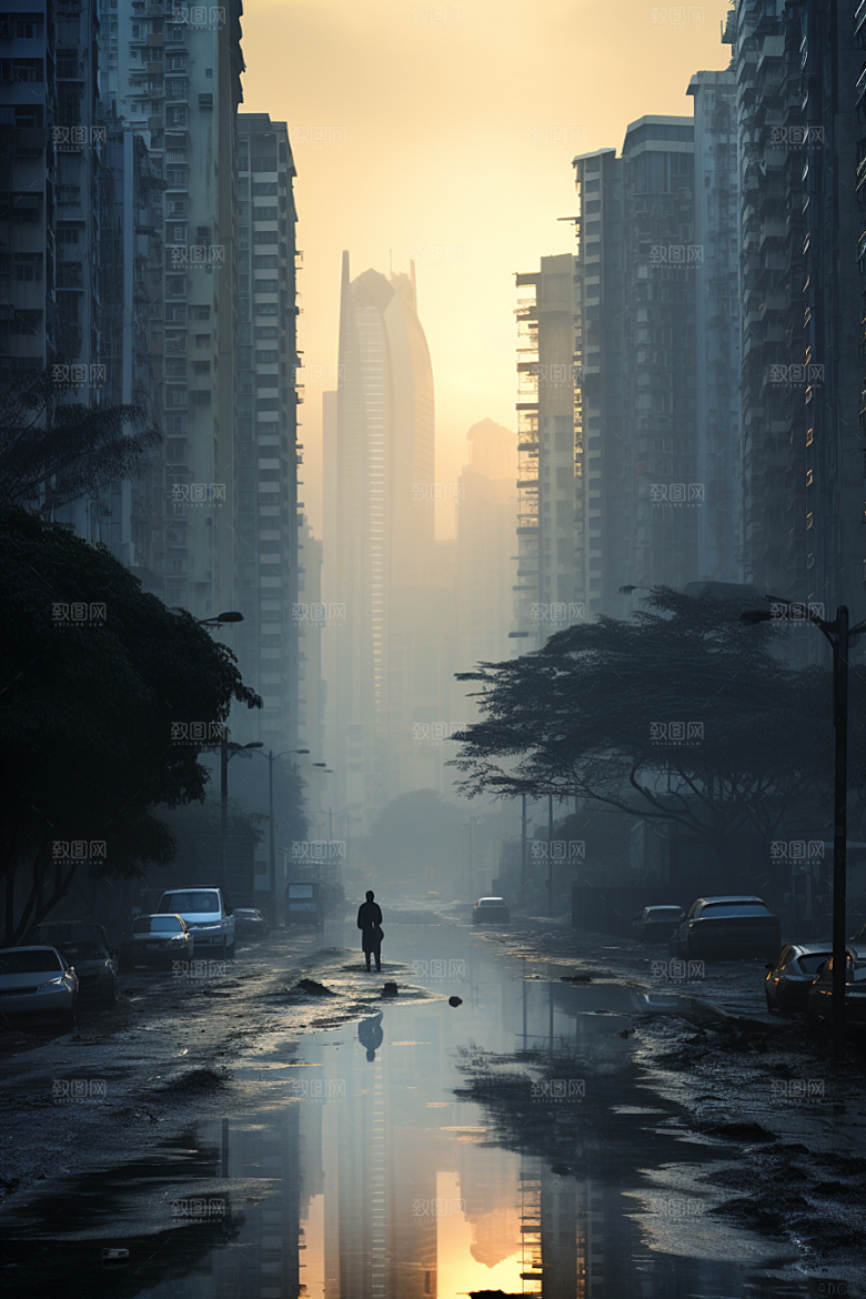 深圳城市风光景色都市摄影图