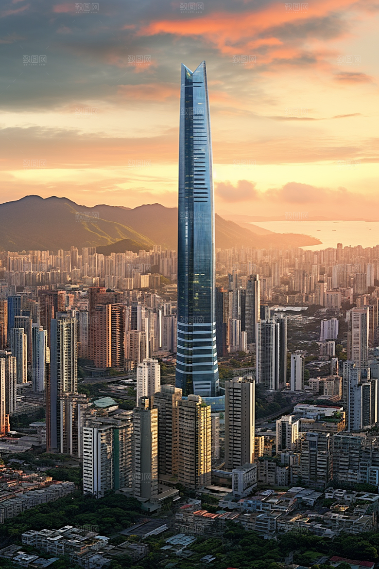 深圳城市风光风景经济特区摄影图