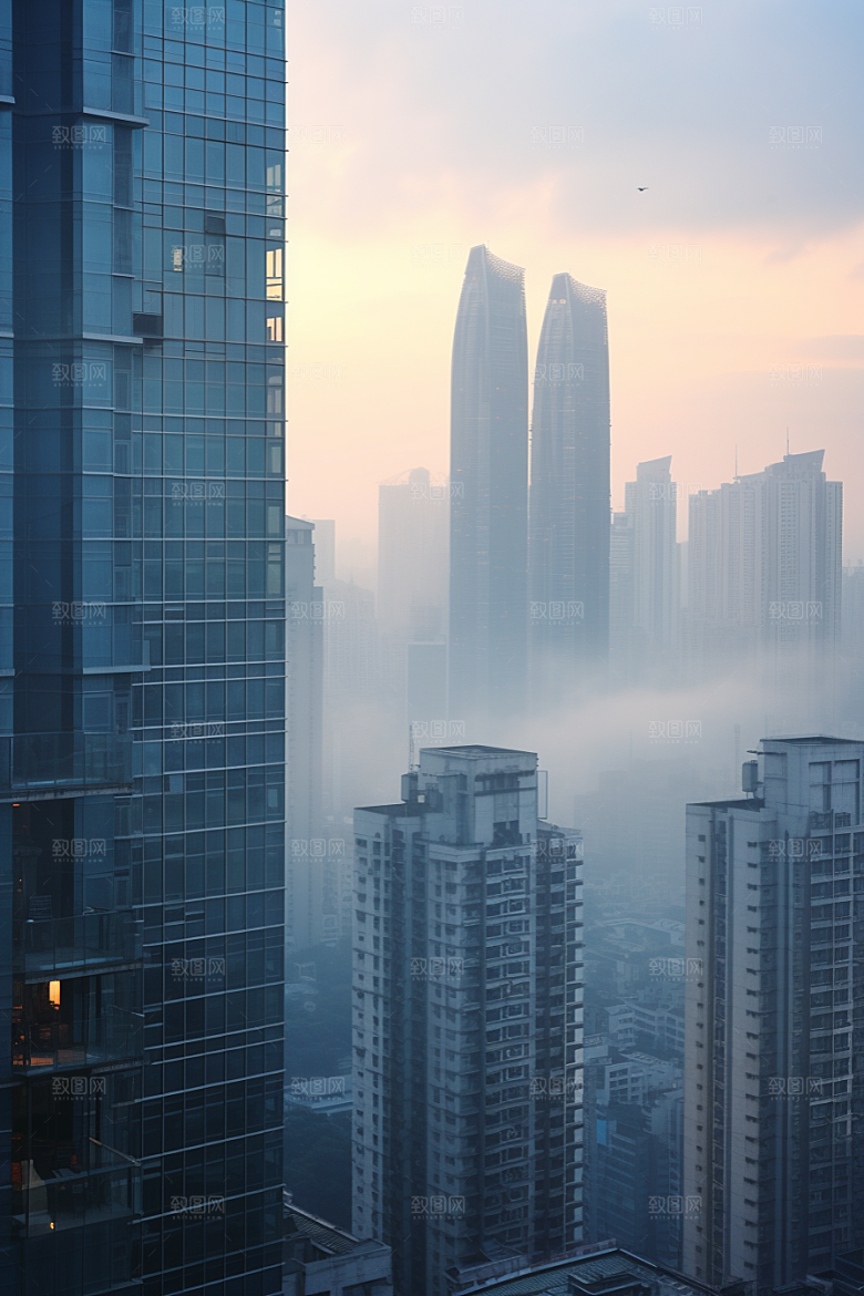深圳城市风光高清景色摄影图