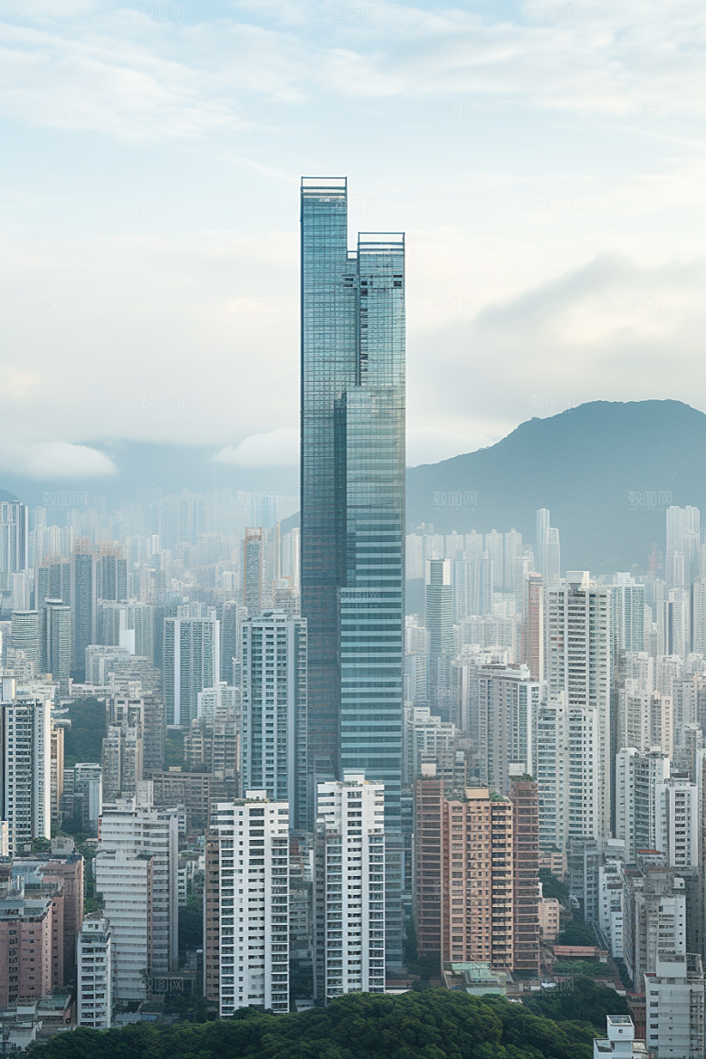 深圳城市风光高清地标摄影图