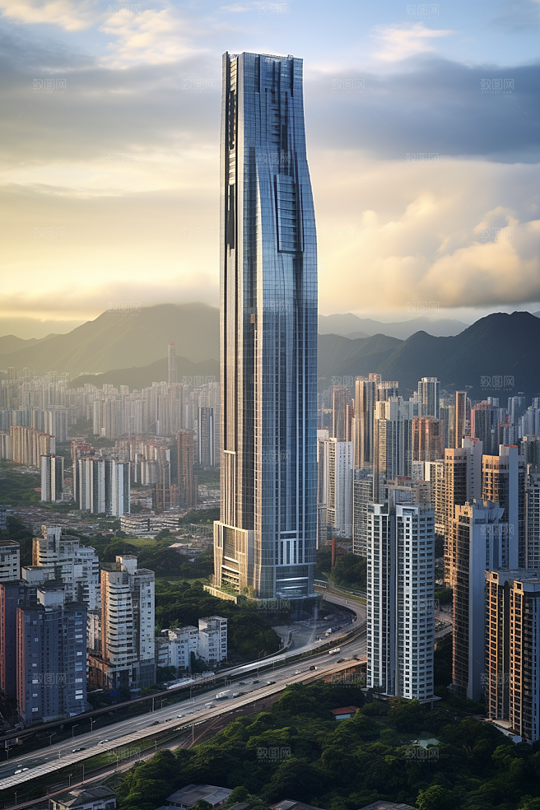 深圳城市风光景色经济特区摄影图