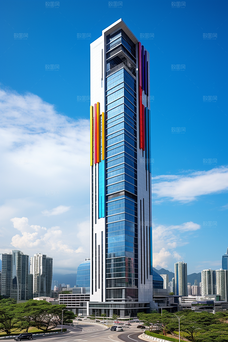 深圳城市风光地标都市摄影图