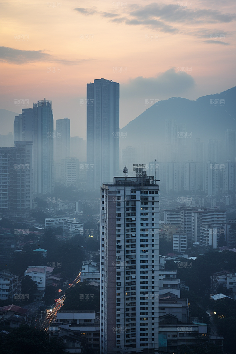 深圳城市风光都市地标摄影图