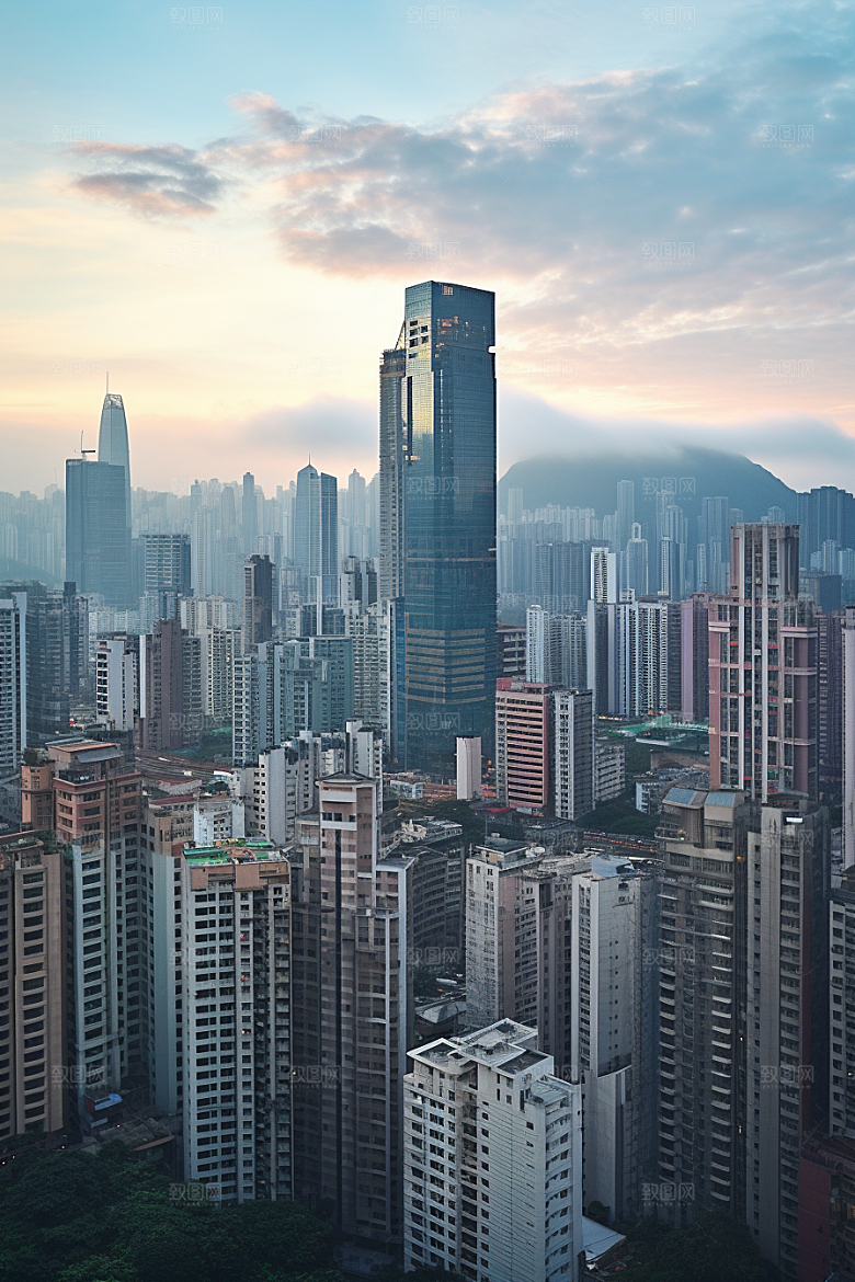 深圳城市风光景色旅游摄影图