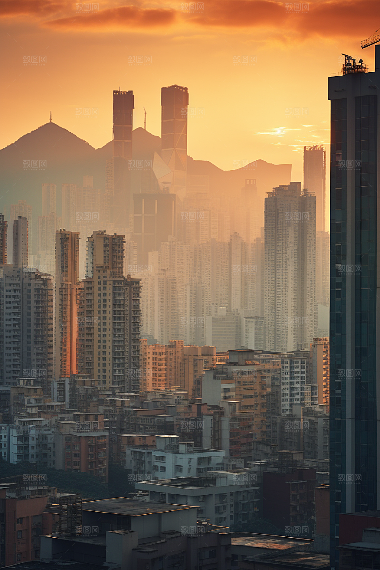 深圳城市风光旅游旅行摄影图