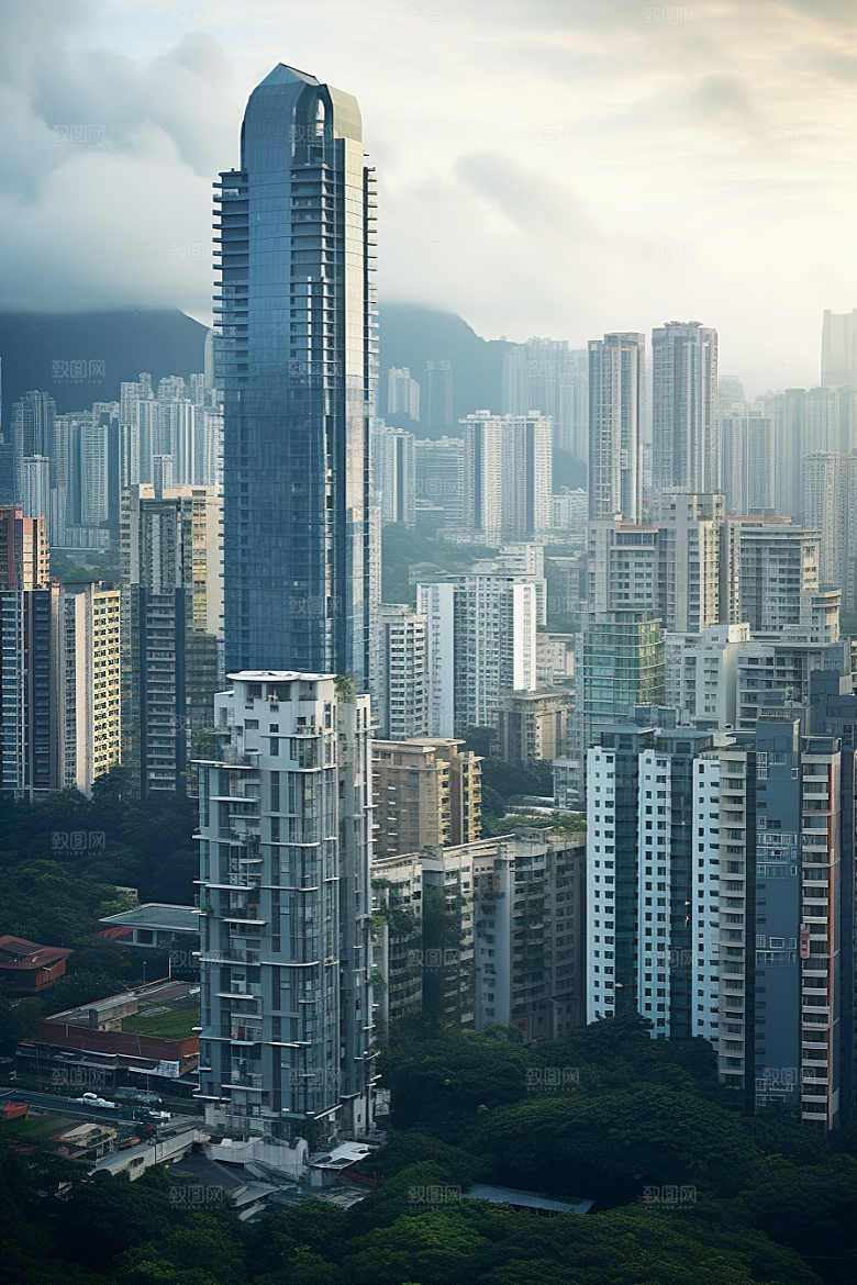 深圳城市风光都市国内游摄影图