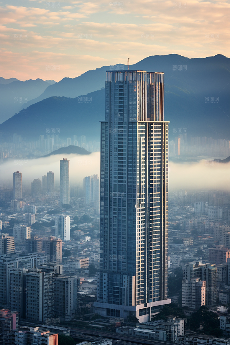 深圳城市风光景色旅行摄影图